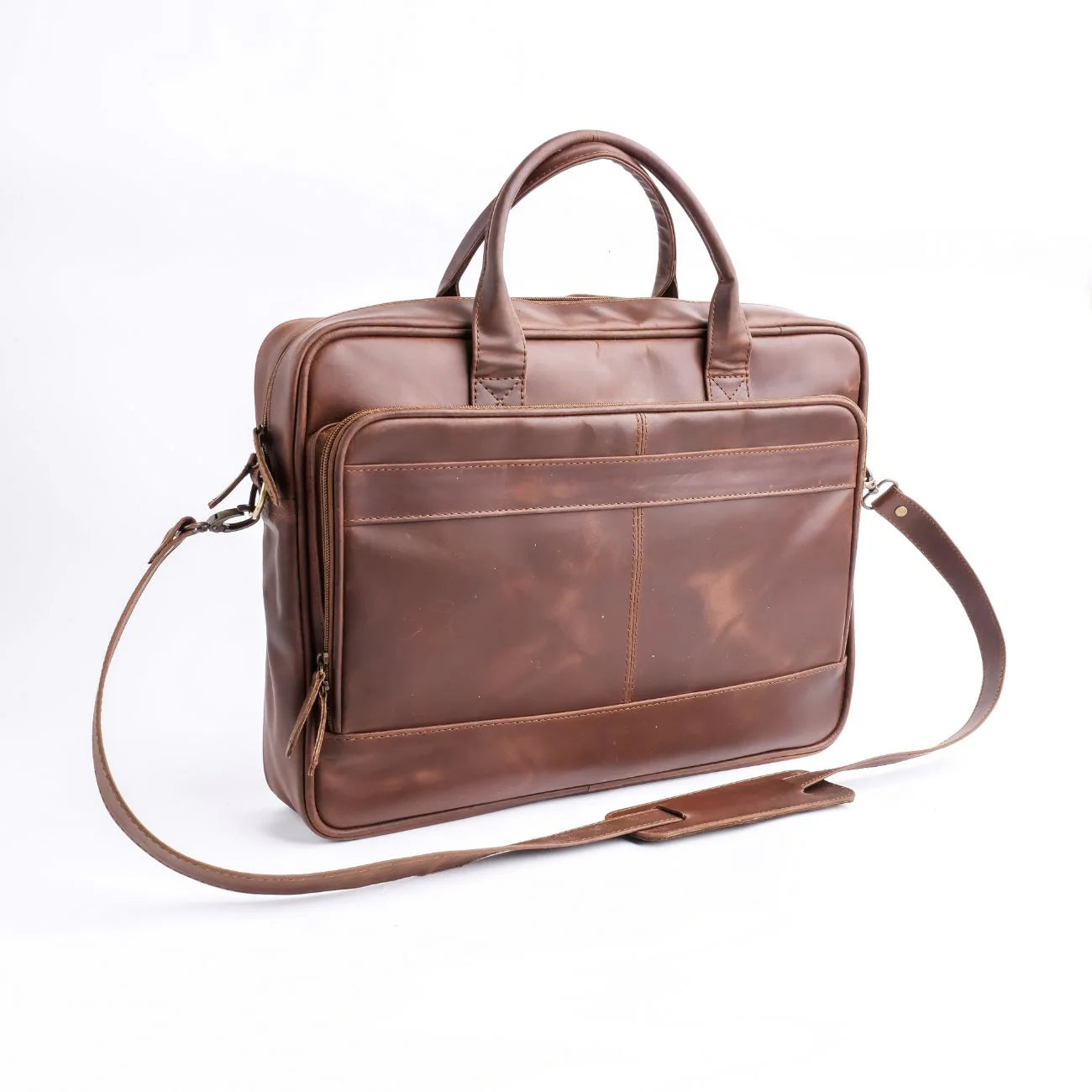 Handmade bag Leather bag Laptop bag Brown bag