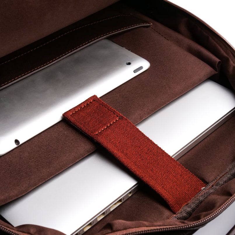 Handmade backpack Leather backpack Dark  Brown backpack Travel Laptop Bag Office Bag Backpack with Zipper Pockets