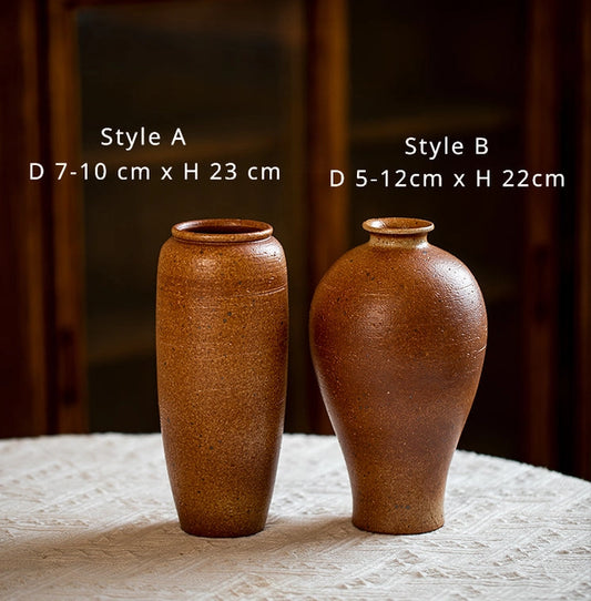 Handmade Ceramic Large Brown Vase