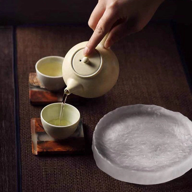 Luxury Handmade Glass Serving Tray