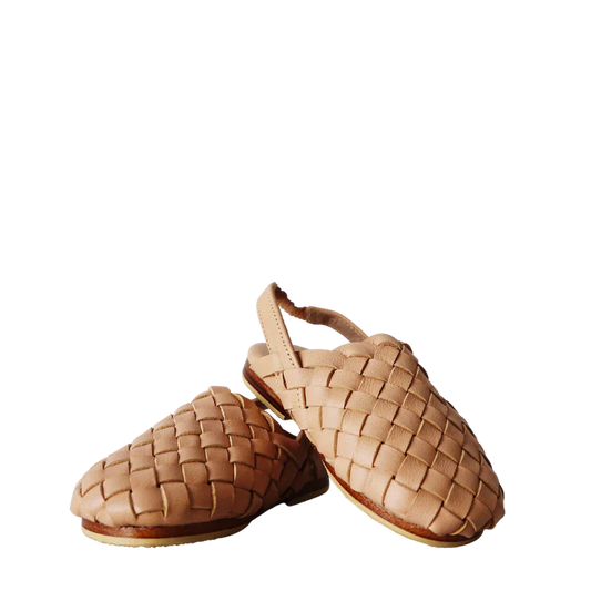 Leather Mules for Kids Soft Leather Unisex Sandals