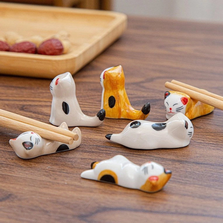 Handmade Cat Chopstick Rest