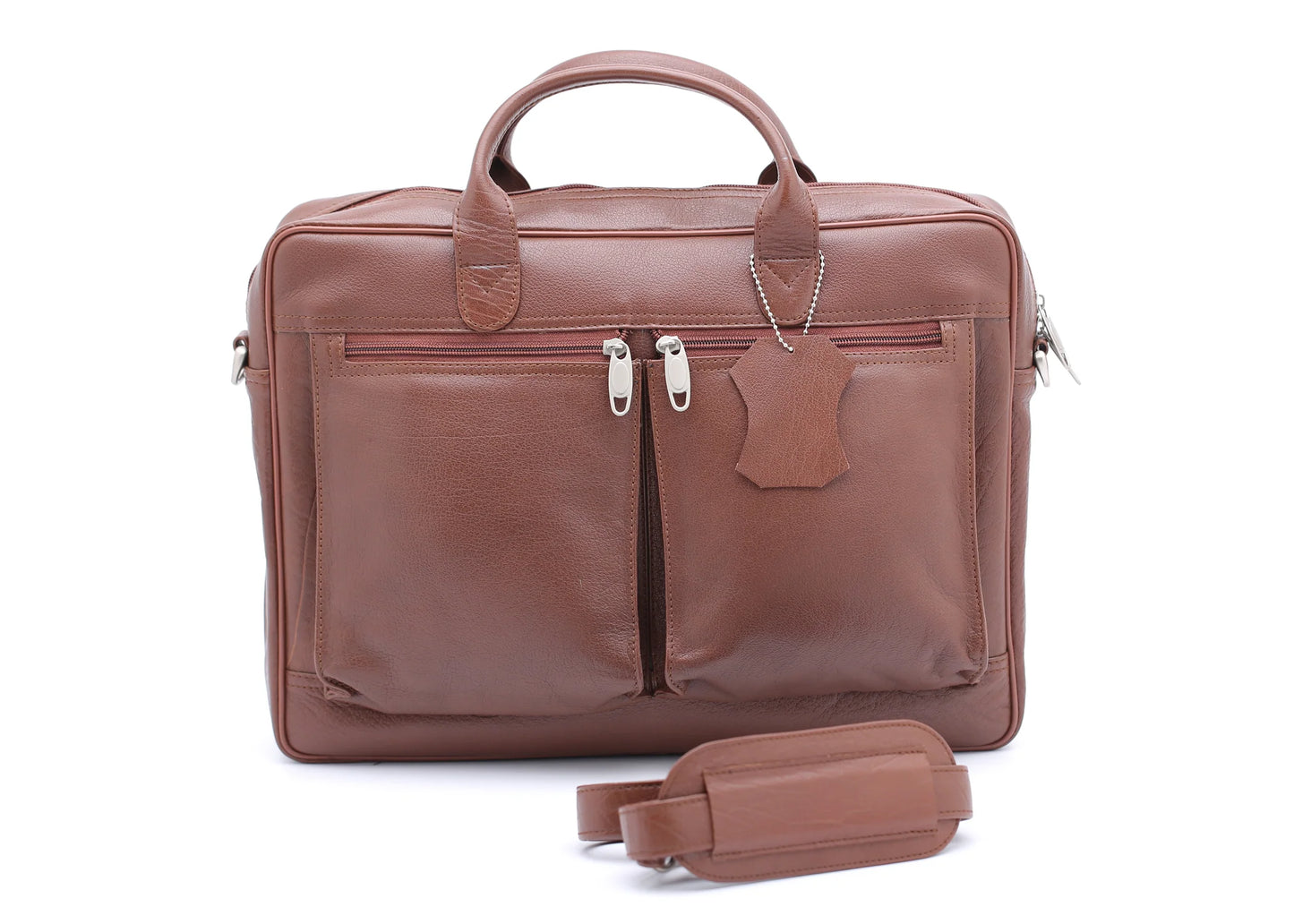 Handmade laptop bag Leather Laptop Bag Laptop Bag Briefcase with Shoulder Strap Tan brown laptop bag