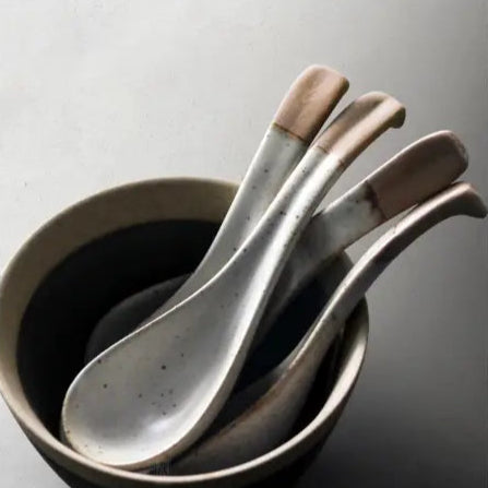 Ceramic Soup Spoon