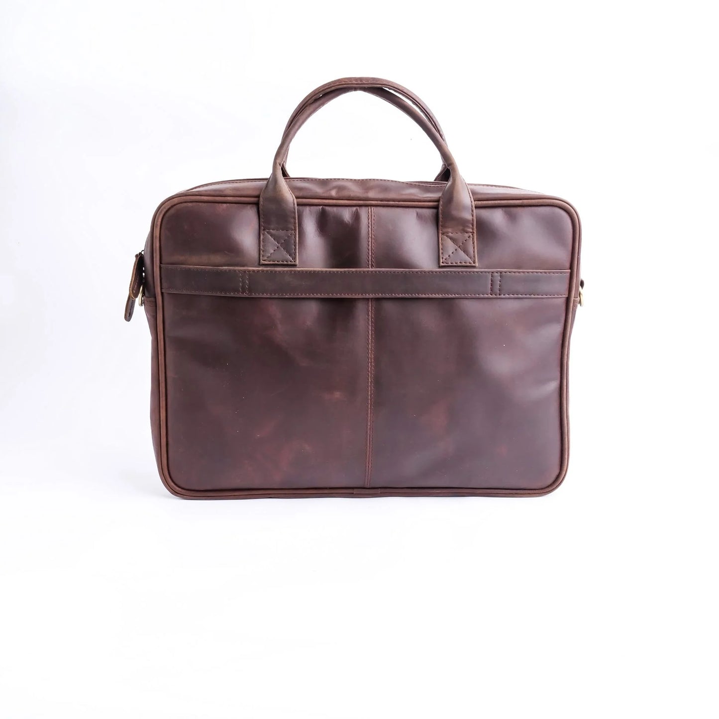 Handmade bag Leather bag Laptop bag  Midnight Brown bag unisex bag Shoulder bag