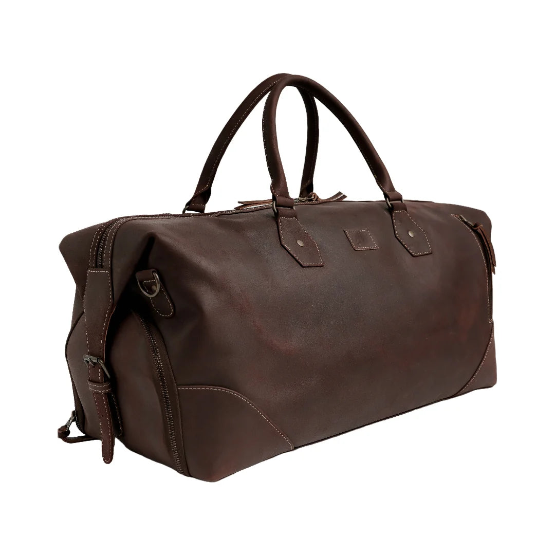 Handmade bag Leather bag Duffle bag Travel Bag Travel Leather Duffle Bag Dark Brown bag