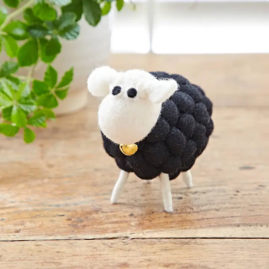Handmade Felt Sheep Ornament