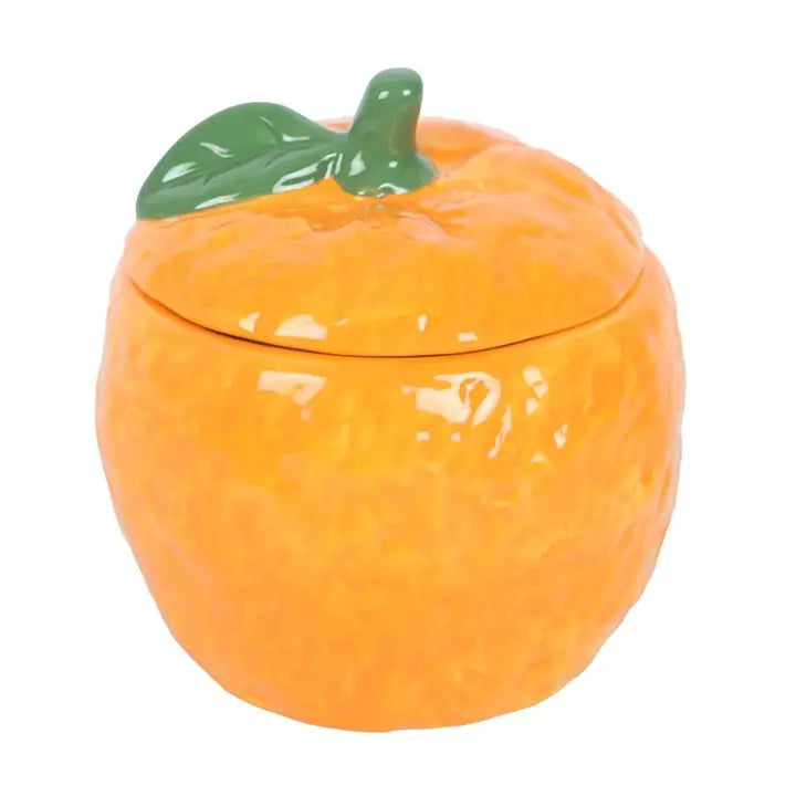 Ceramic Orange Oil Burner