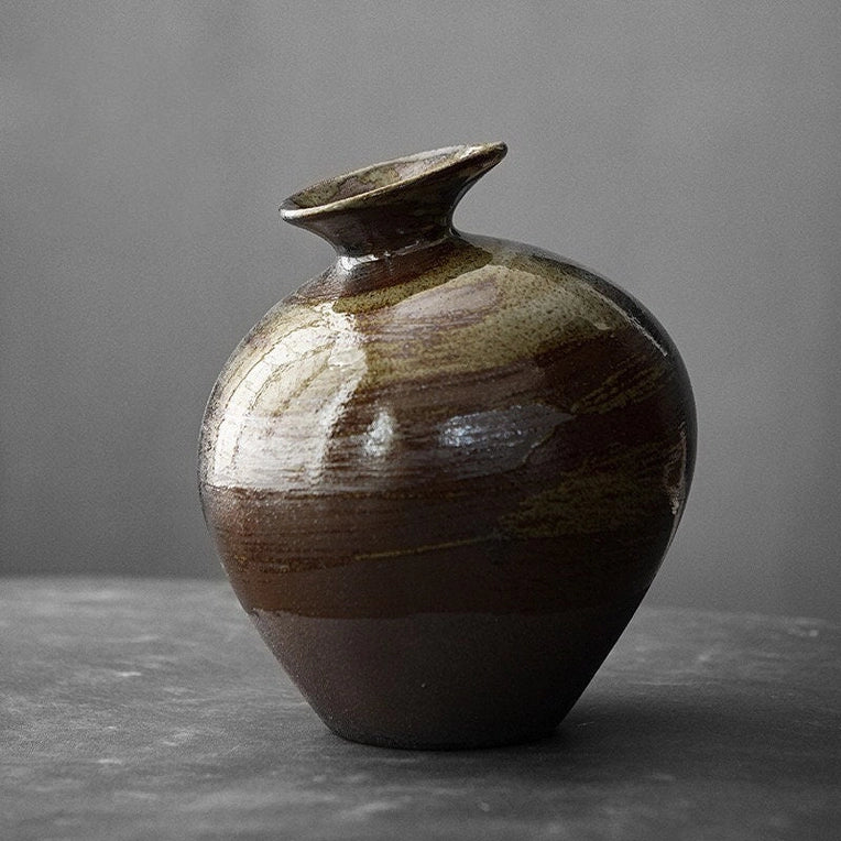 Handmade Tall Ikebana Ceramic Vase