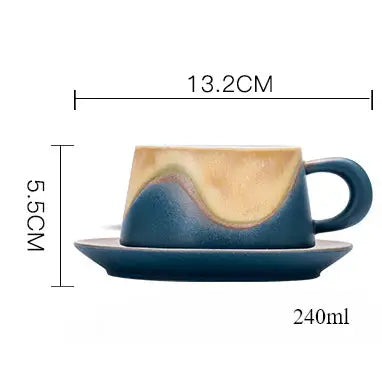 Colorful Mountain Mug and  Coffee Cup