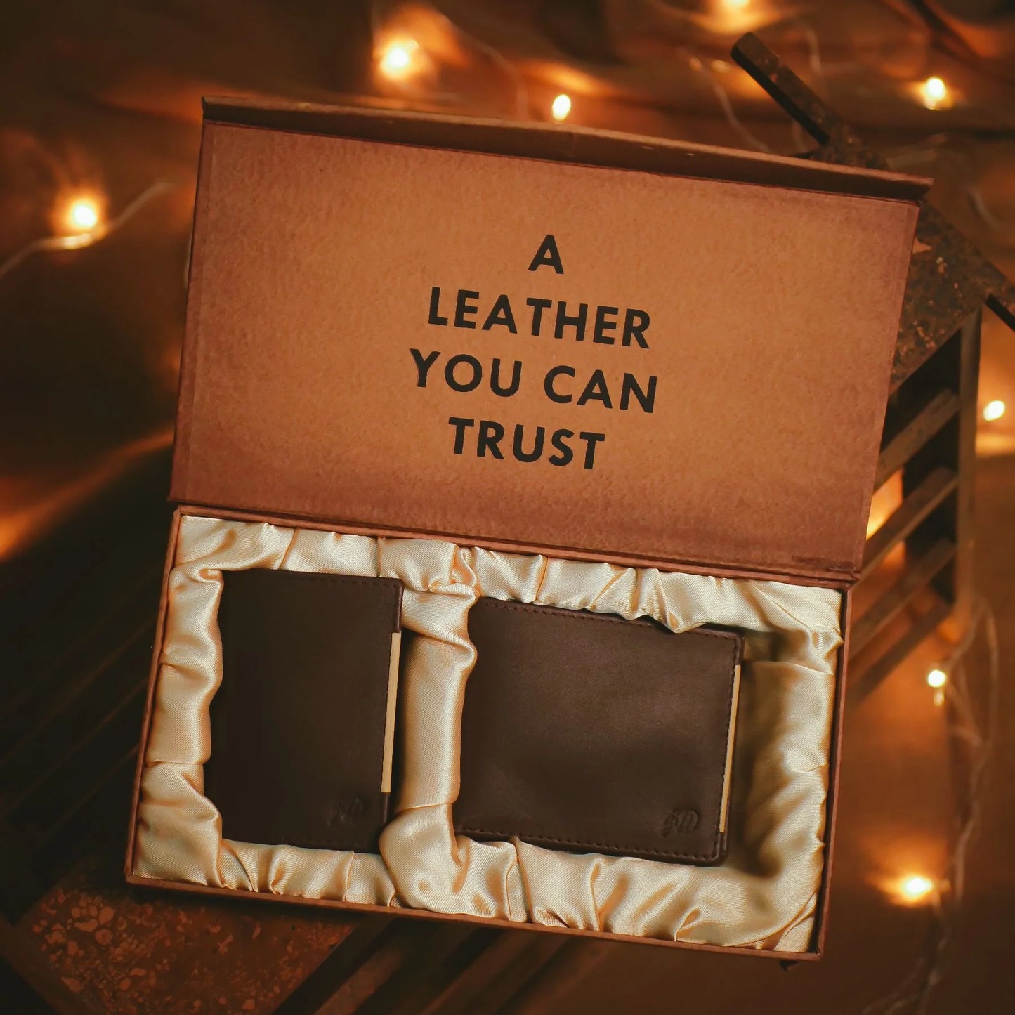 Men’s Gift Set – 2 Piece Brown Box | Wallet & Card Holder