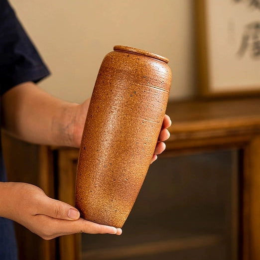 Handmade Ceramic Large Brown Vase
