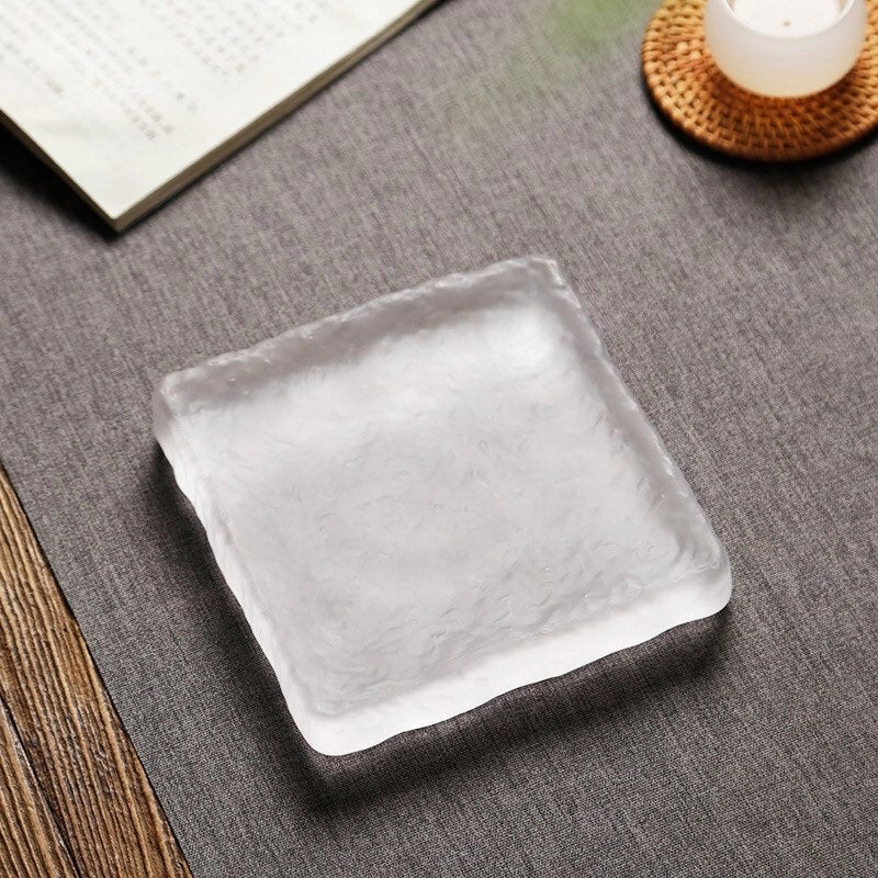 Luxury Handmade Glass Serving Tray