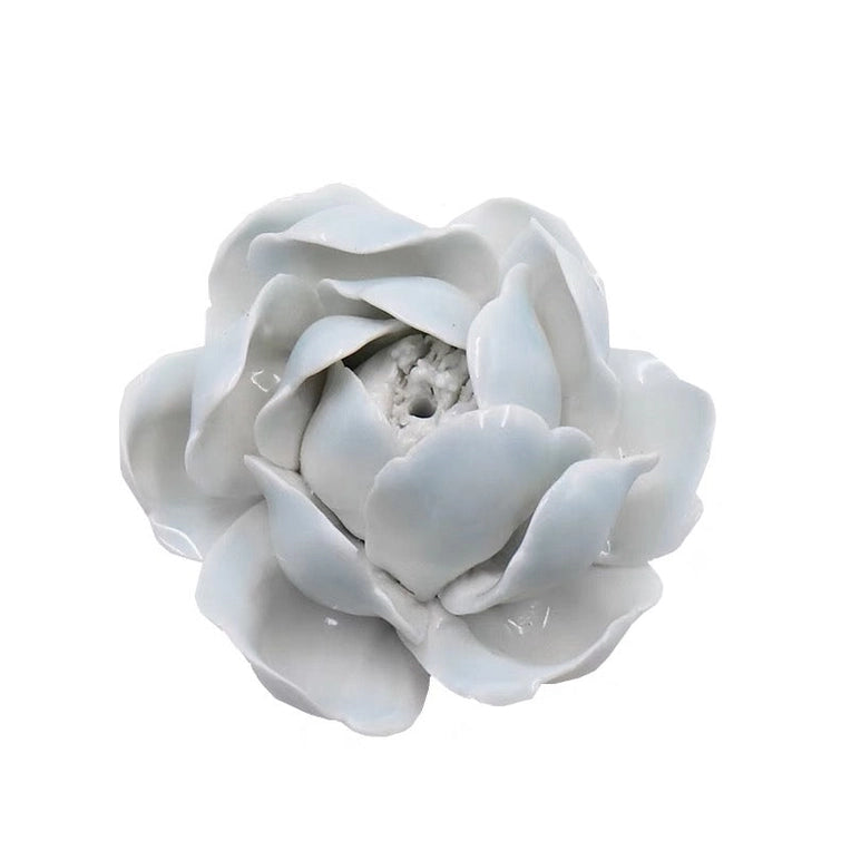 Handmade White Lotus Incense Holder
