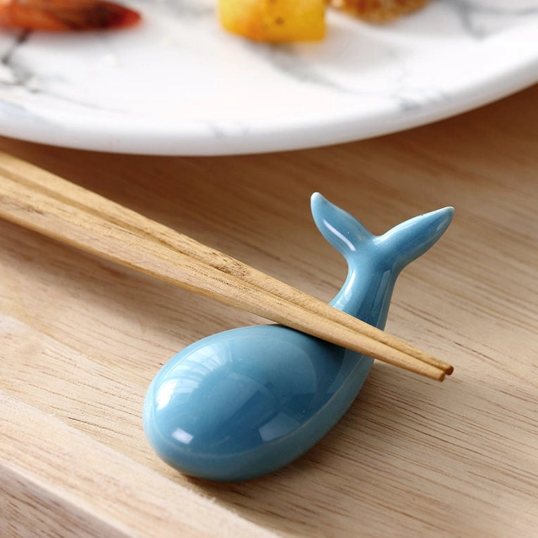 Handmade Whale Chopstick Rest