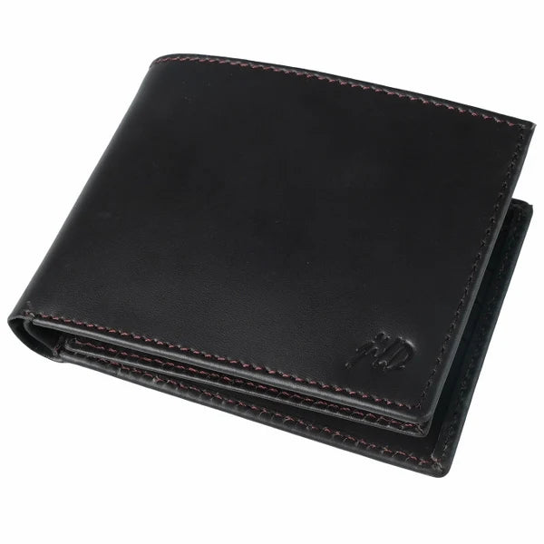 BI-FOLD Genuine Cow Leather Men’s Wallet – Slim and Minimalist