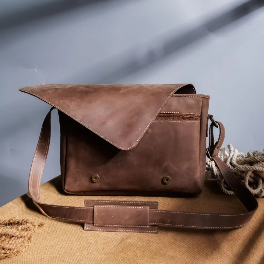 Handmade bag Leather Messenger Bag Satchel Laptop Bag Leather bag for men women laptop bad