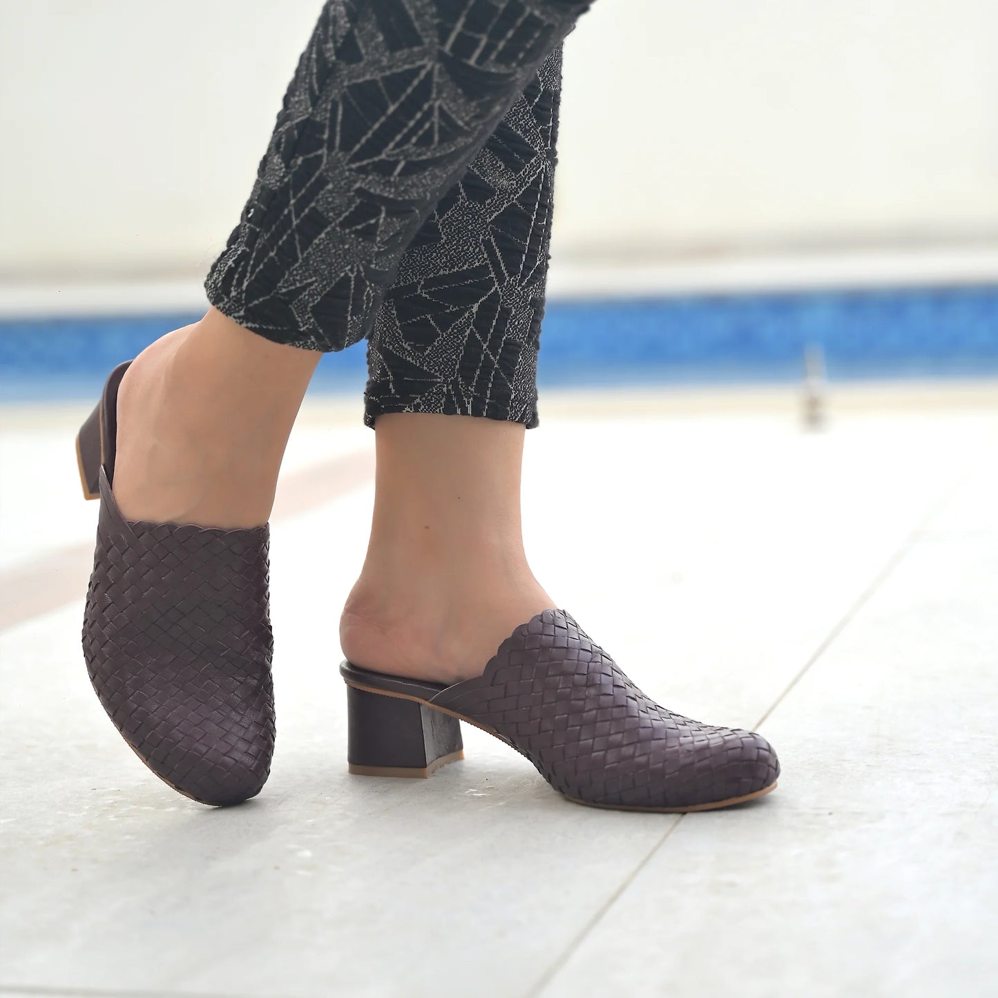 Handmade Leather Heels Women leather Heels Sizes 36–41