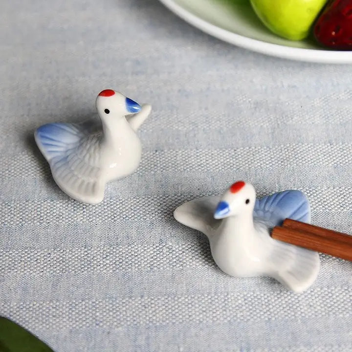 Handmade Ceramic Cat Chopstick Rest