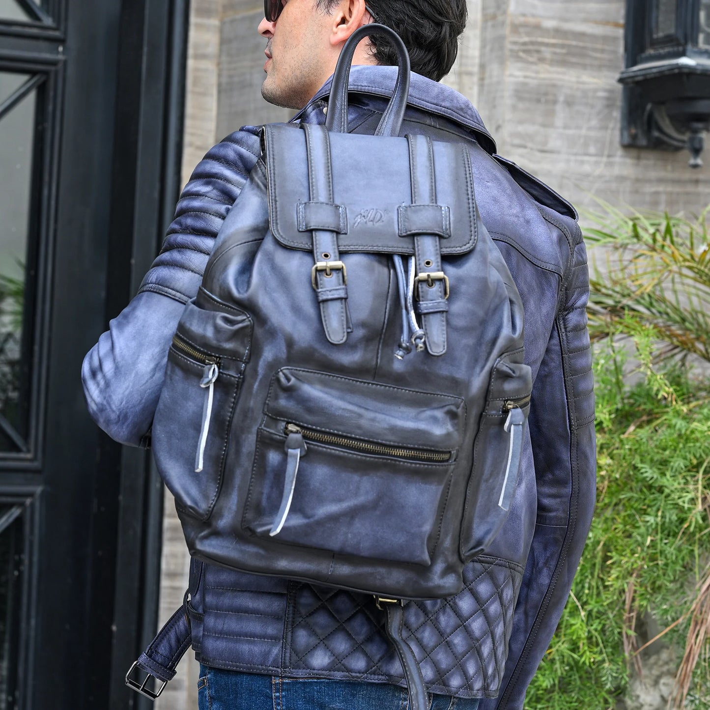 Handmade backpack Leather bag Shoulder bag unisex bag Laptop backpack Office Bag