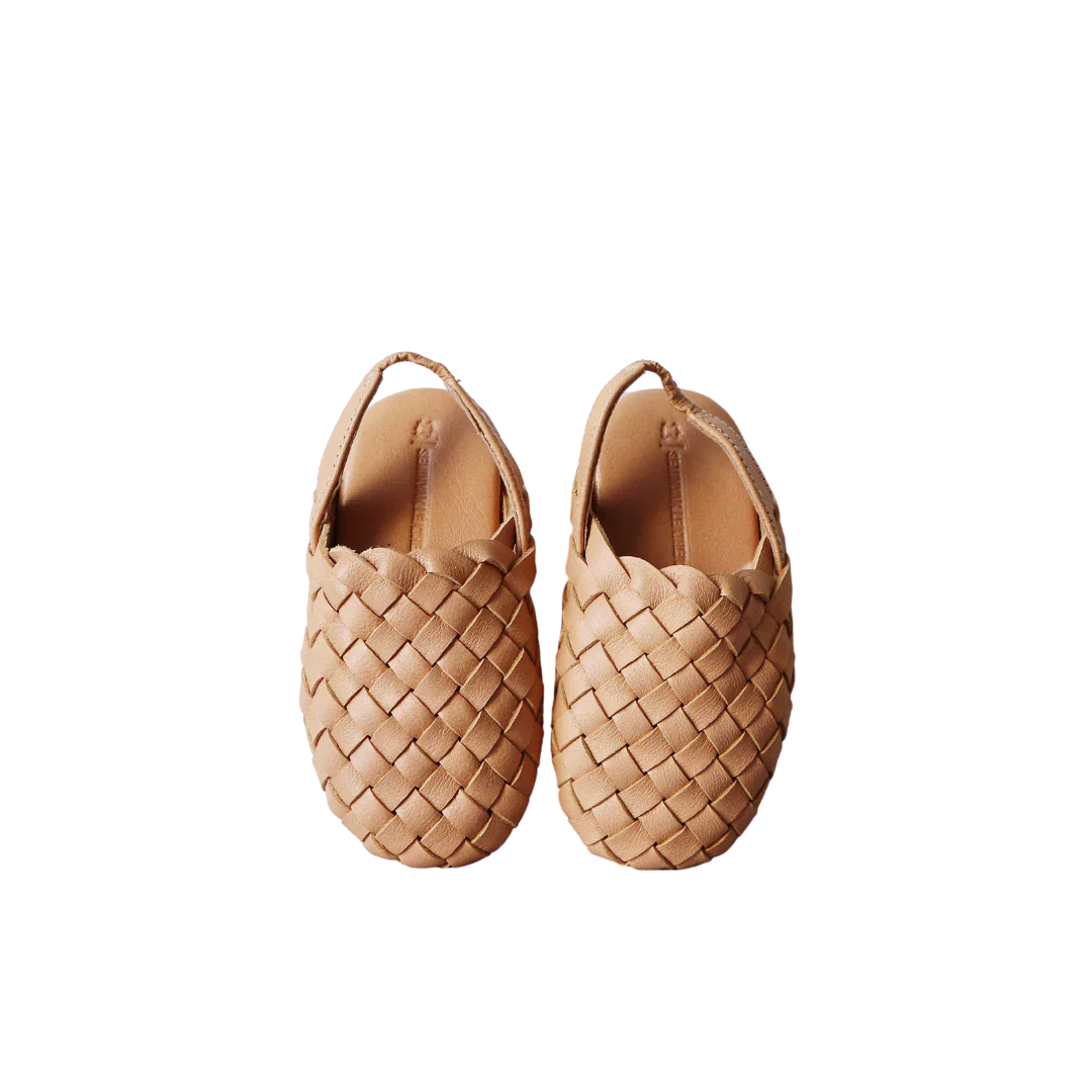 Leather Mules for Kids Soft Leather Unisex Sandals