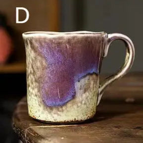 Handmade Colorful Stoneware Coffee Mug