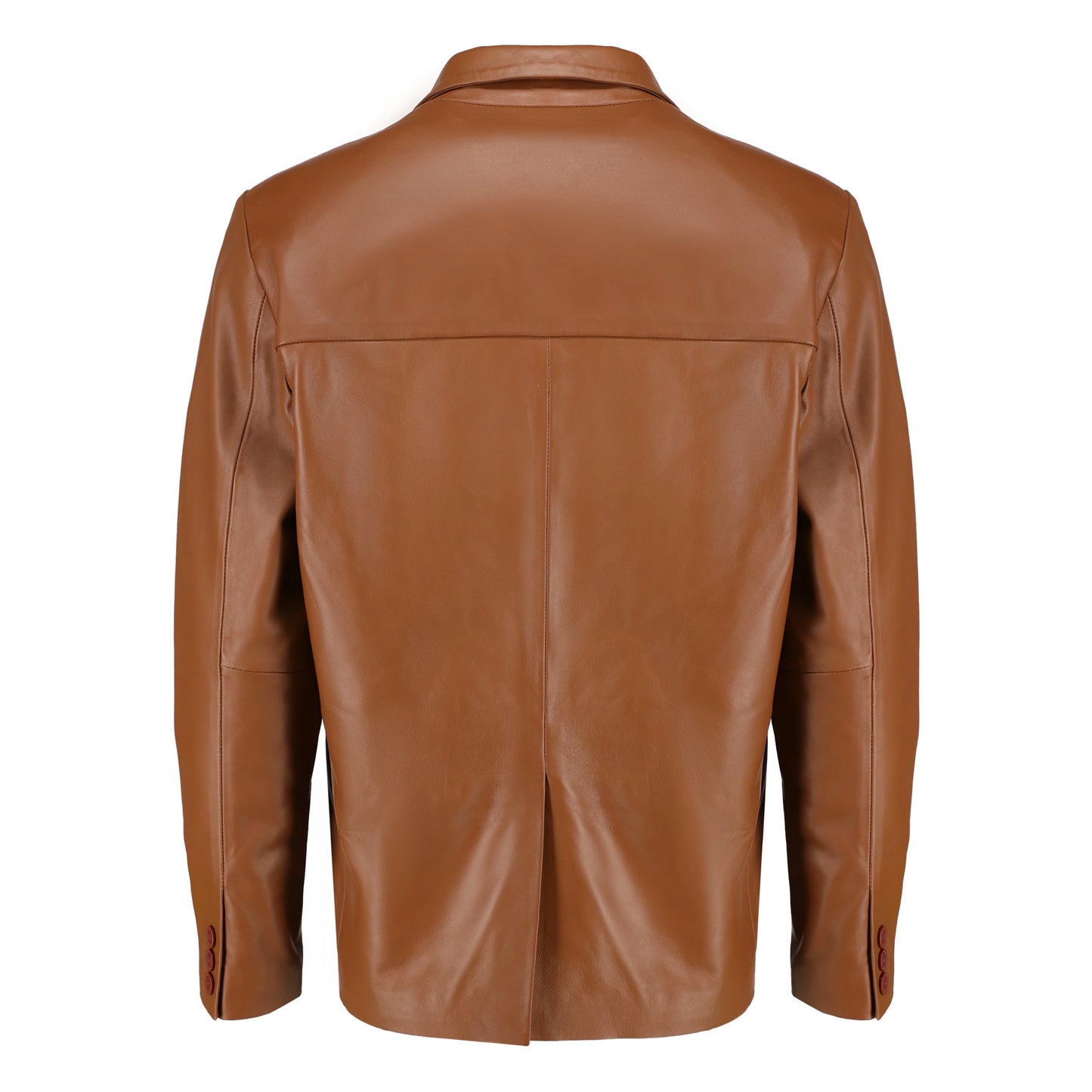 Handmade Coat Casual Leather Blazer Men Leather Coat