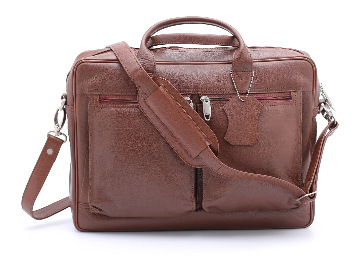 Handmade laptop bag Leather Laptop Bag Laptop Bag Briefcase with Shoulder Strap Tan brown laptop bag