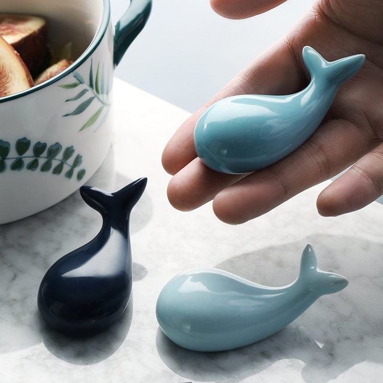 Handmade Whale Chopstick Rest