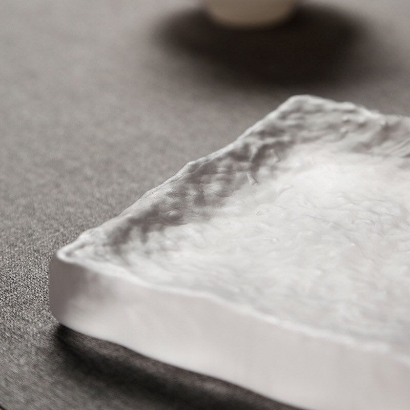 Luxury Handmade Glass Serving Tray