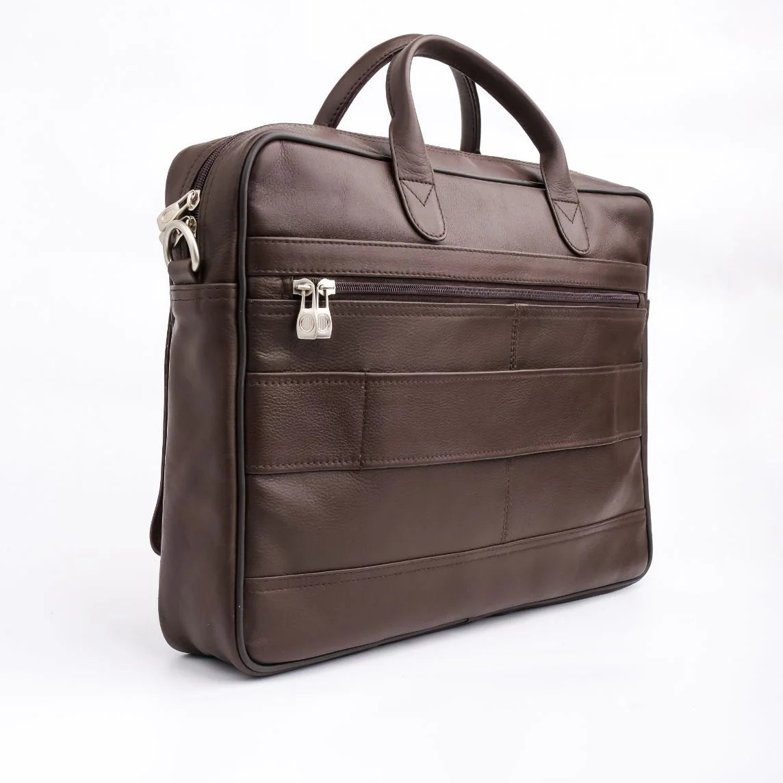 Handmade laptop bag  Leather laptop bag Dark Brown Leather Briefcase Bag mens Briefcase Laptop bag for women