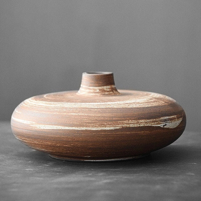Handmade Ikebana Ceramic Vase