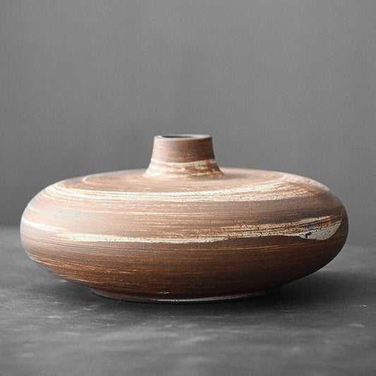 Handmade Ikebana Ceramic Vase