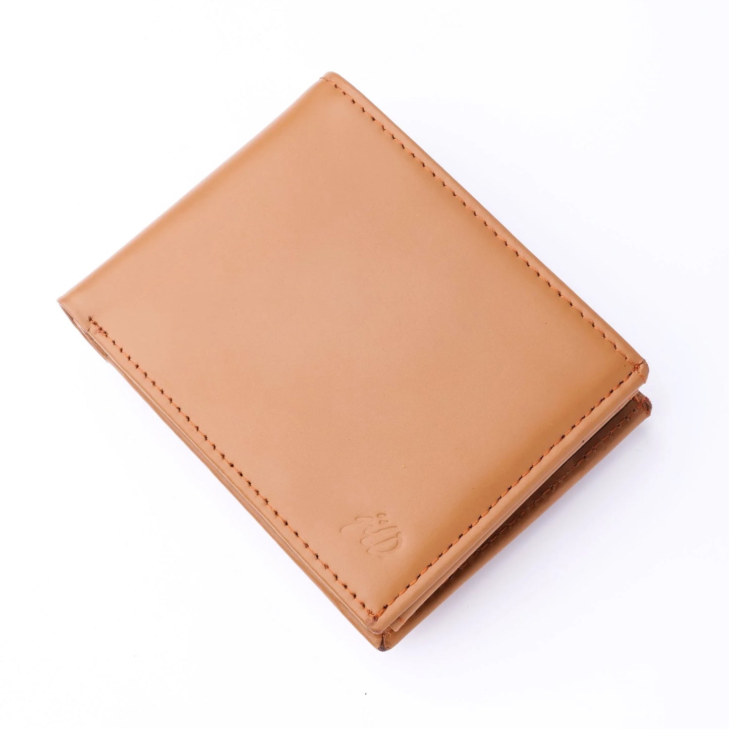 Men’s Leather Bi-Fold Wallet  Compact with Coin Pocket Unisex leather wallet