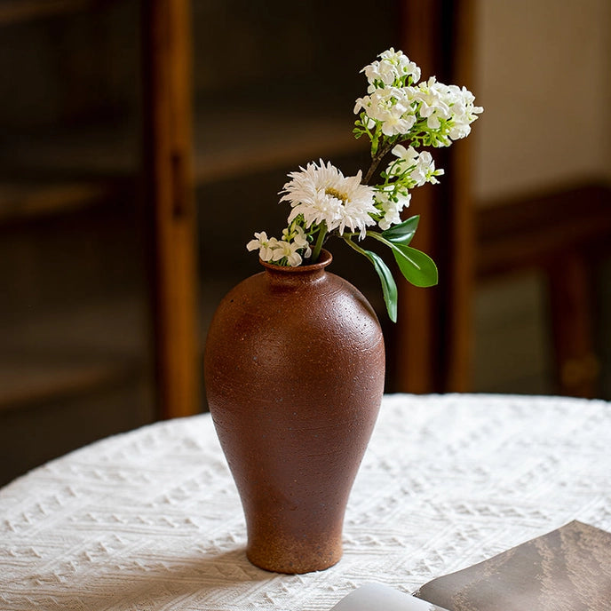 Handmade Ceramic Large Brown Vase