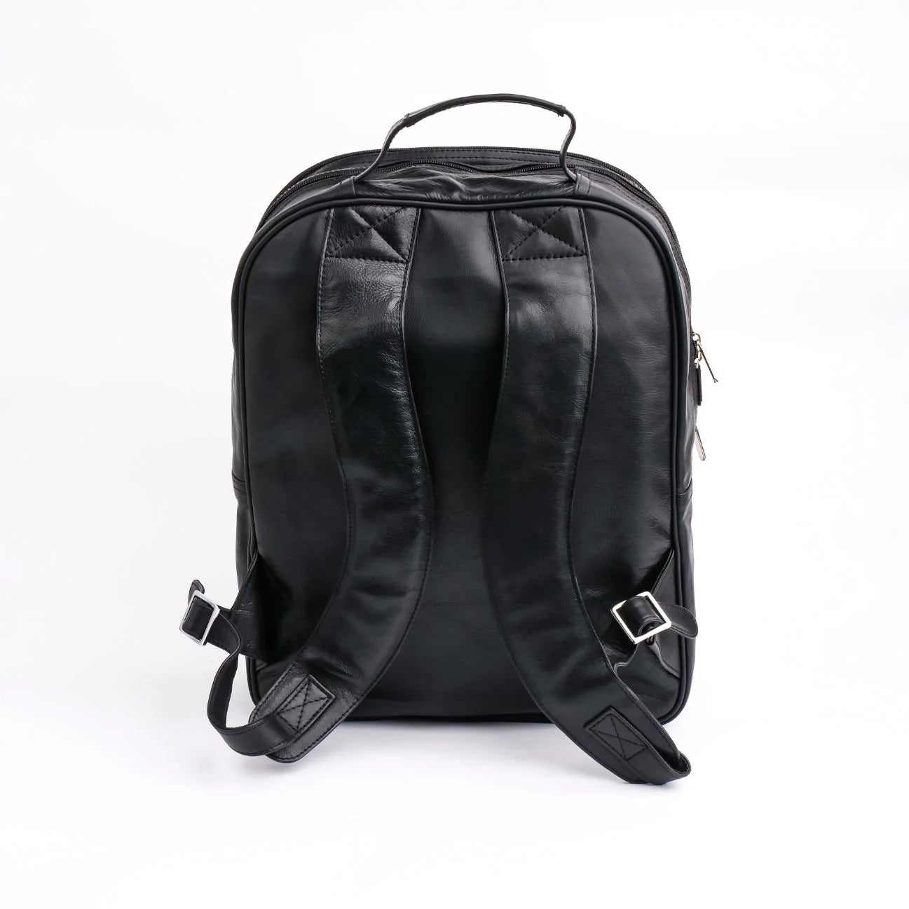 Black Leather Backpack Minimalist Laptop Bag Unisex Design Handmade Backpack Leather bag
