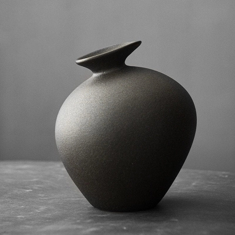 Handmade Tall Ikebana Ceramic Vase