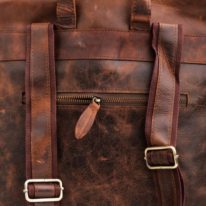 Handmade backpack Leather bag Shoulder bag unisex bag Laptop backpack Office Bag Brown Backpack