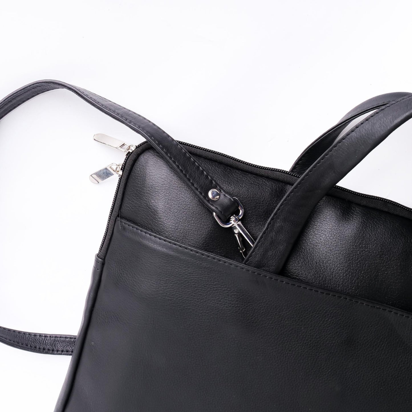 Leather Laptop bag Handmade bag Shoulder laptop bag Black laptop bag Office laptop bag Unisex laptop bag