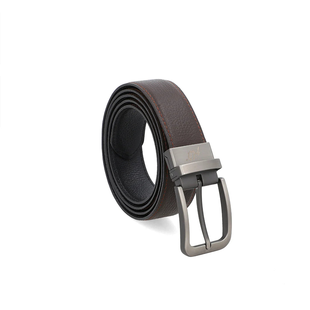 Men’s Double-Sided Reversible Leather Belt