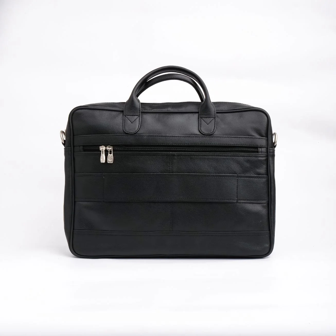 Handmade laptop bag Leather Laptop Bag Briefcase with Shoulder Strap Black laptop bag