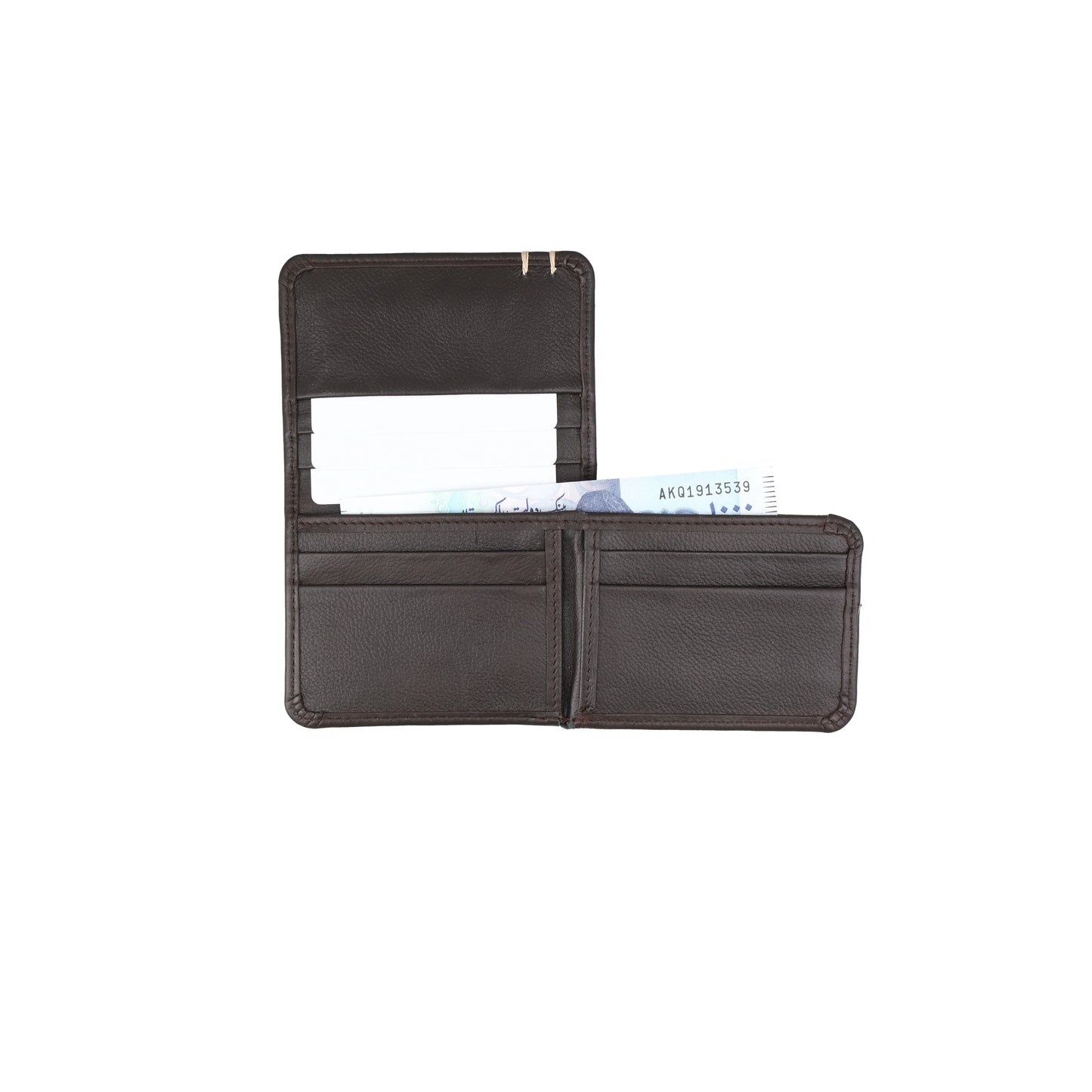 Sleek Minimalist Leather Wallet for Men Ultra-Slim Full-Grain Leather Cardholder