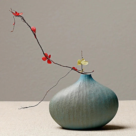 Handmade Ikebana Vase Colorful Table Décor