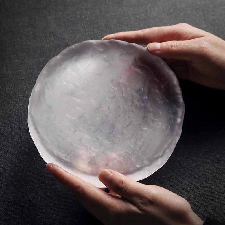 Luxury Handmade Glass Serving Tray