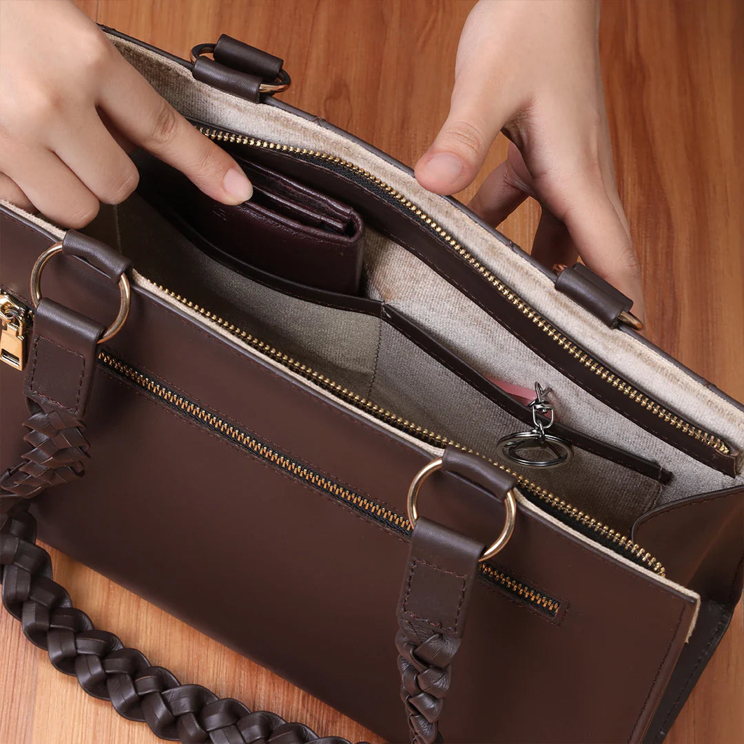 Handmade Handbag Ladies handbag Leather handbag Leather Tot bag Ladies handbag for women