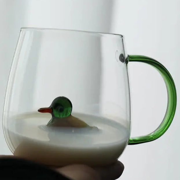 Animal and  Plant Colorful Glass Tea Mug