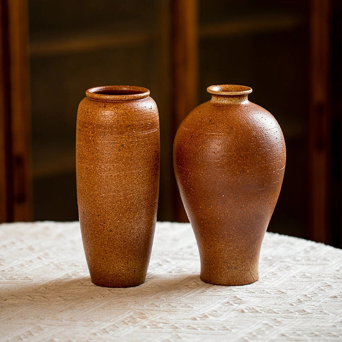 Handmade Ceramic Large Brown Vase