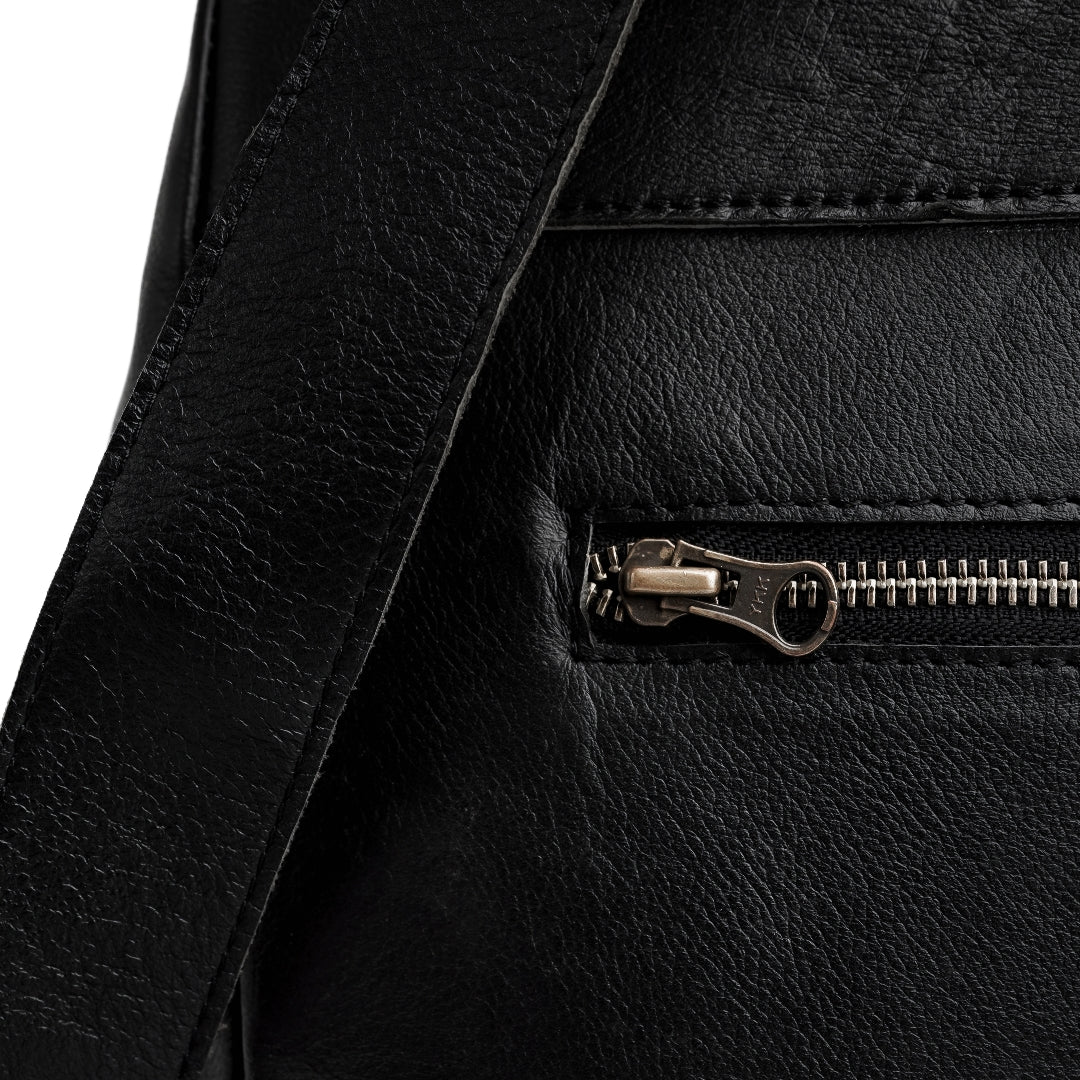 Leather bag Handmade bag Black bag shoulder bag Laptop backpack