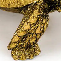 Small Gold Tortoise Figurine