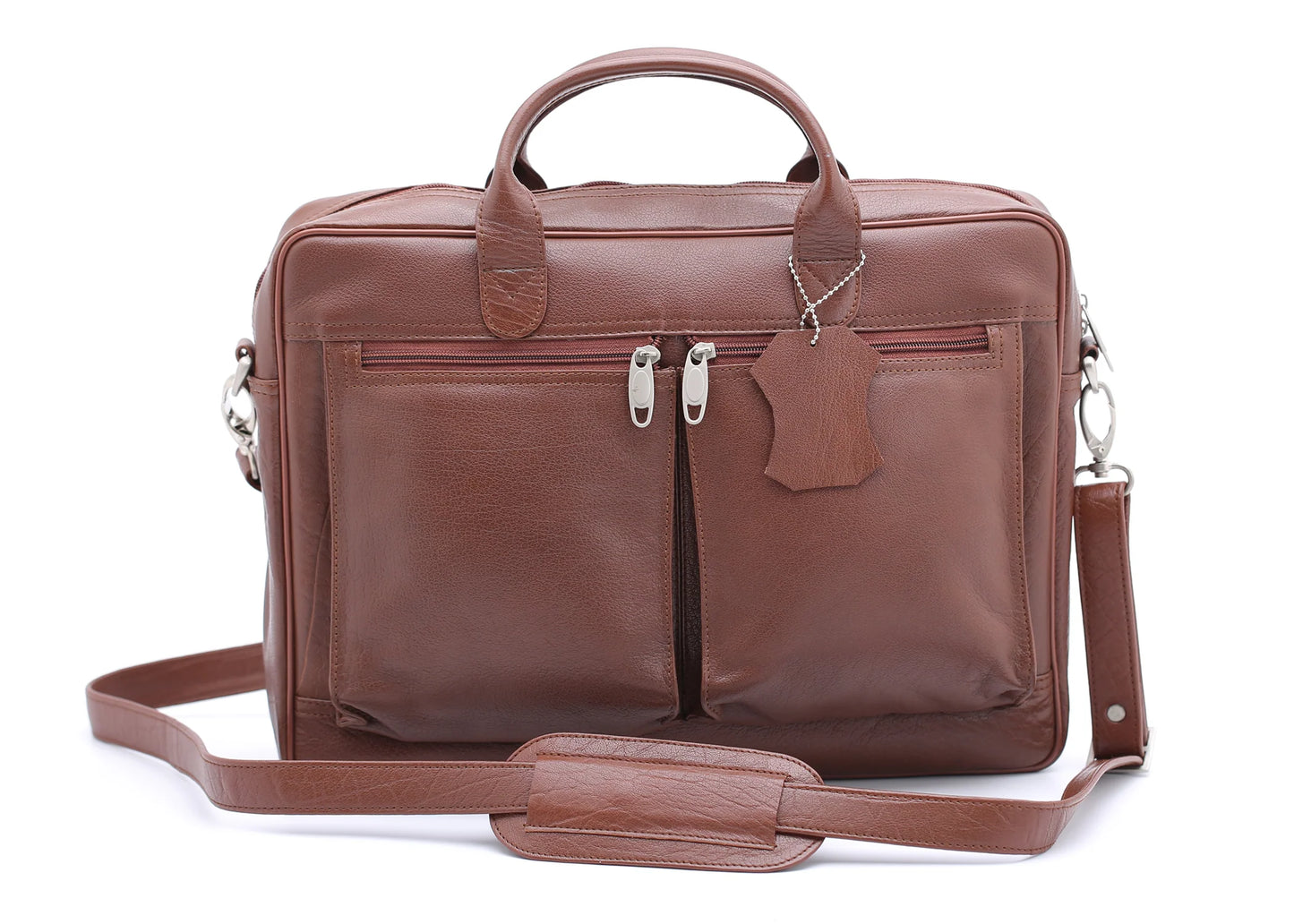 Handmade laptop bag Leather Laptop Bag Laptop Bag Briefcase with Shoulder Strap Tan brown laptop bag